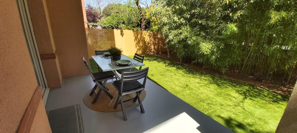 Ferienwohnung Les Capitouls - Avec Entree Autonome, Clim Neuve, Jardin, Parking Prive & Sa Piscine ! - Toulouse Exterior foto